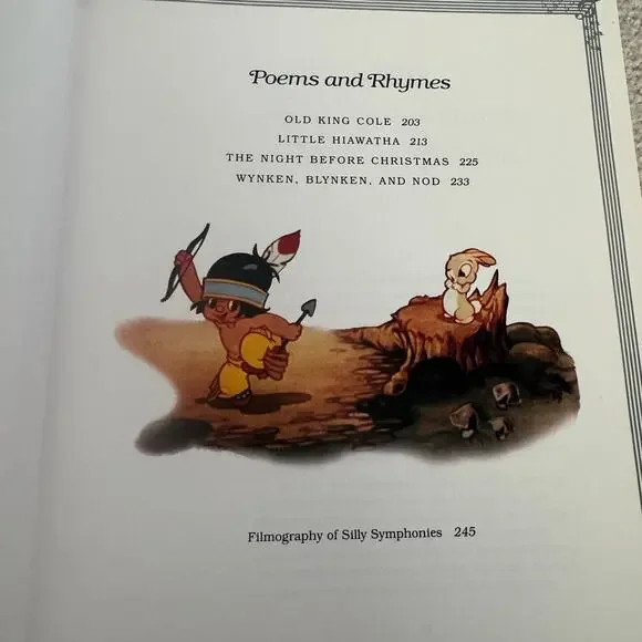 Walt Disney’s Silly Symphonies 1981 Hardcover Book w Dust Jacket Vintage - Picture 8 of 15